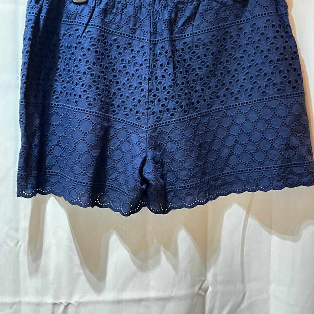 Gretchen Scott XL Navy Blue Shorty Short - Roadrunner Eyelet - Picture 6 of 7